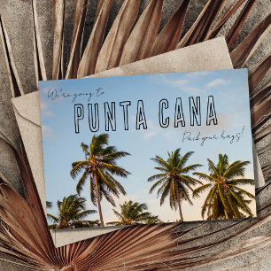 Anúncio Casamento de Punta Cana Beach Salvar a Data