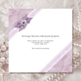 Anúncio Casamento de Recem casados Elegante Dusty