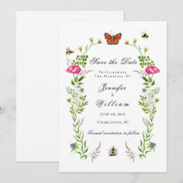 Anúncio Casamento Elegante do Jardim Botânico Salve a Data