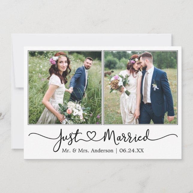 Anúncio Casamento Fotográfico do Coração 2 da Caligrafia M (Frente)