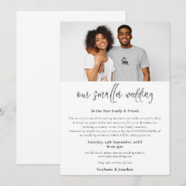 Anúncio Casamento Menor Reduzir Foto Script Moderno