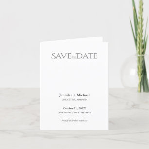 Anúncio Casamento Minimalista Caligrafia Script