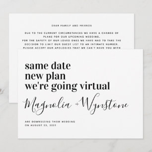 Anúncio Casamento Virtual com Redução Moderna