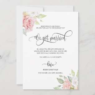Anúncio Casámos, Casamento Floral Rosa Dourado Casado