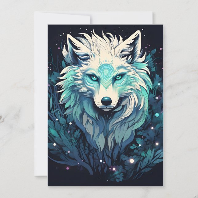 Anúncio Celestial Lunar Wild Wolf (Frente)