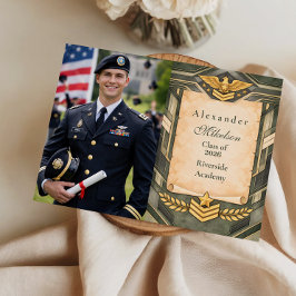 Anúncio Cerimônia de Formatura Militar Clássica