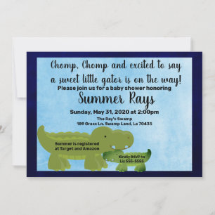 Anúncio Chá de fraldas de Menino Convidado, Chá de fraldas