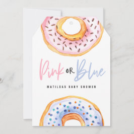 Anúncio Chá de fraldas de rosquinha rosa ou azul