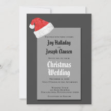 Chapéu de Natal Vermelho de Festim Casamento de Na