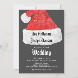 Anúncio Chapéu Festivo de Natal Casamento de Natal