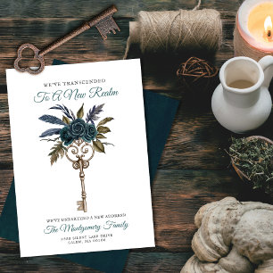 Anúncio Chave Floral Gótica Nova Casa Novo Endereço Movime