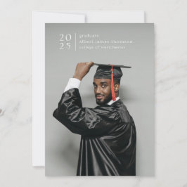 Anúncio cheio sangra foto simples moderna em negrito ano