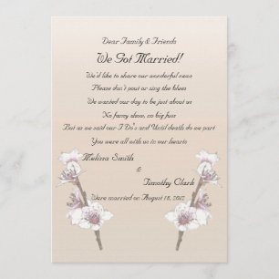 Anúncio Cherry Blossoms Elopement 2