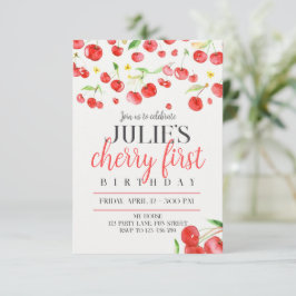 Anúncio Cherry first birthday