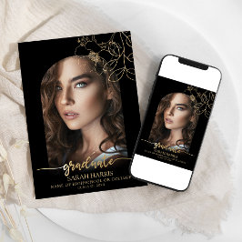 Anúncio Chic Black E Dourado | Formatação de fotos em arco