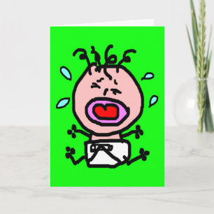 Anúncio Chore bebês chorando, esperando grávida