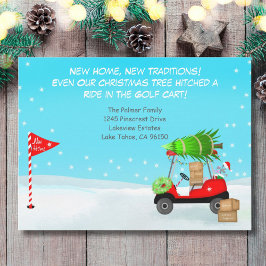 Anúncio Christmas Golf Cart With Moving Boxes Golf