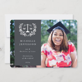 Anúncio Cinzas + White Law Scales Laurel Wreath Photo