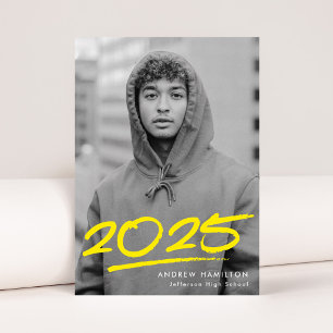 Anúncio Classe Amarela Suja de Graduação de Foto 2023