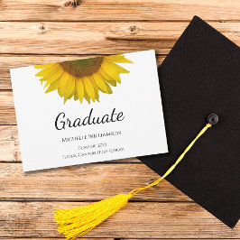 Anúncio Classe Amarelo de Girassol de Graduação 2023