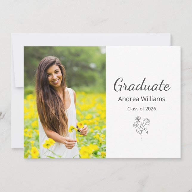 Anúncio Classe de Foto Elegante Moderna de 2025 (Frente)