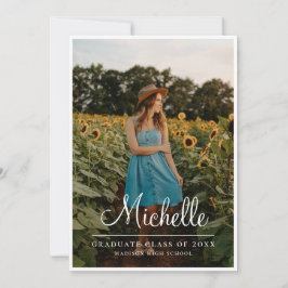 Anúncio Classe de Graduação do Formando de Segundo grau Un