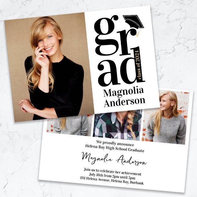 Anúncio Classe de Graduação Multifoto de FORMANDO 2024 (Criador carregado)