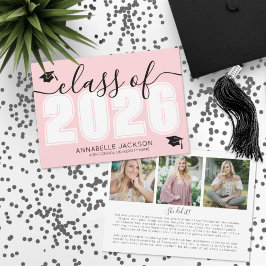 Anúncio Classe De Graduação Rosa 2025