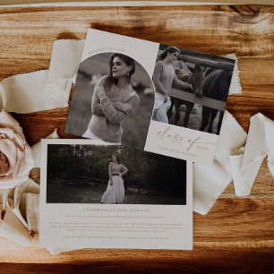 Anúncio Classe Modern Arch Cream de 2024 3 Graduação de Fo