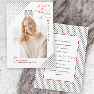 Anúncio Classe moderna de 2025 formando preto, foto vermel