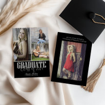 Classe Moderna de Adição de Quatro Fotos Graduação