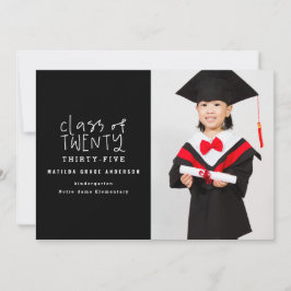 Anúncio Classe moderna de caneta de graduação de fotos