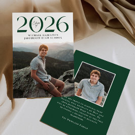 Anúncio Classe Moderna de Graduação de Foto Verde 2 2025