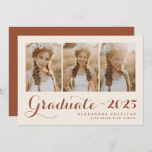 Classe Terracotta de Graduação de Colagem de Fotos