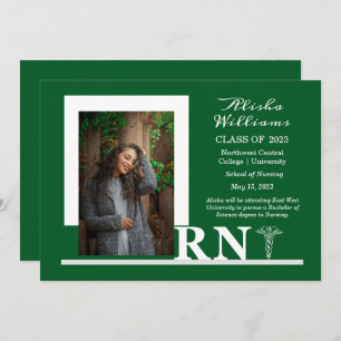 Anúncio Clássico Elegante RN Caduceus 1 Photo Dk Verde