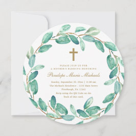 Anúncio Código QR Botânico - Bênção da Mãe Cristã Rsvp