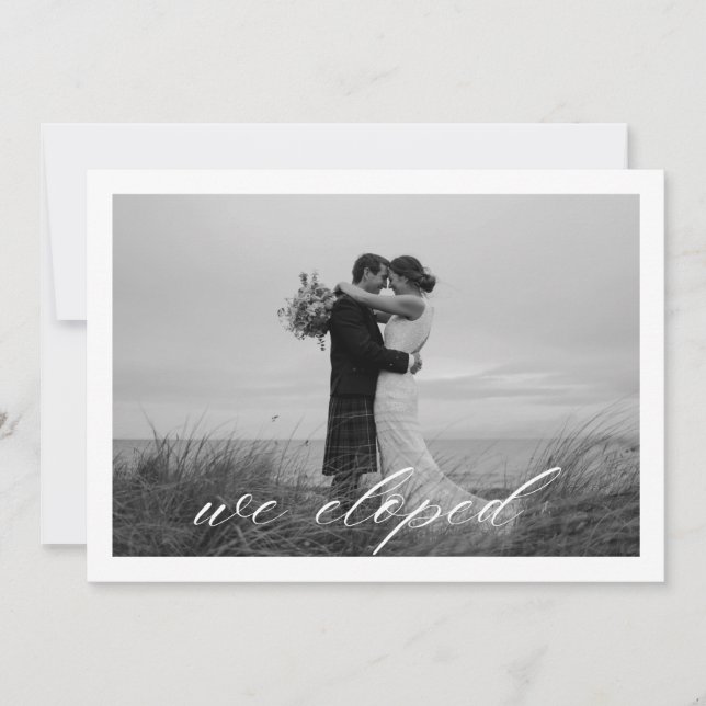 Anúncio Código QR de Casamento Clássico para Casais que Fu (Frente)