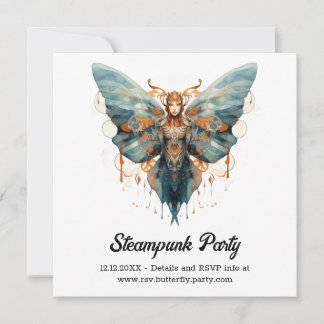 Anúncio Cogwing Monarca Borboleta Casamento Steampunk