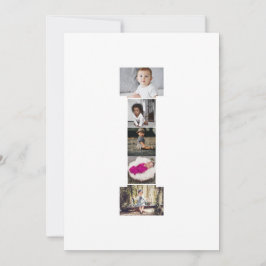 Anúncio Colagem de Fotografias com design Carta I