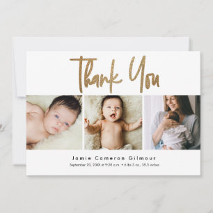 Anúncio Colagem de Fotos de Bebê Recém-Nascido com Letra D