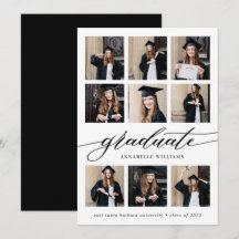 Colagem de Fotos de Graduação Minimalista Moderna