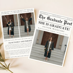 Anúncio Colagem de Fotos de Graduados Jornal de Formatura 