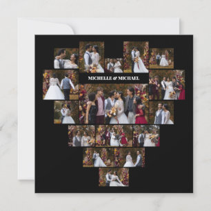 Anúncio Colagem de Fotos em Coração Personalizado