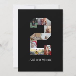 Anúncio Colagem de Fotos em Preto e Branco Número 2