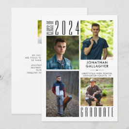 Anúncio Colagem de Fotos Moderna de Graduação