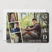 Colagem de Fotos Moderna Faixa de Filme de Graduaç