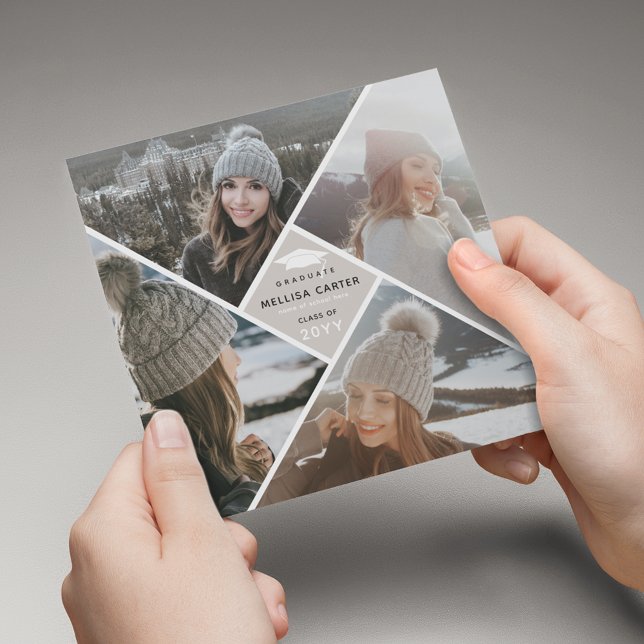 Anúncio Colagem de Fotos Multi-Imagem Moderna para Graduad (Criador carregado)
