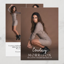 Anúncio Colagem de Fotos Nome Personalizado Graduação de S