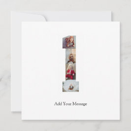 Anúncio Colagem de Fotos Número 1 Preto e Branco