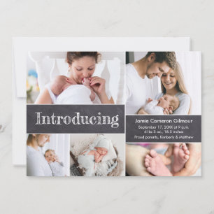 Anúncio Colagem de fotos personalizada Apresentando estatí